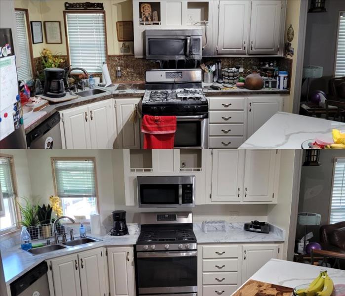 before and after of fire job